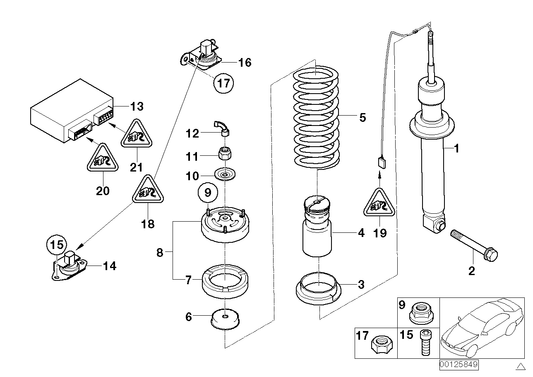 Genuine BMW 33506779606 E67 Guide Support (Inc. 745LiS & 760LiS) | ML Performance UK UK Car Parts