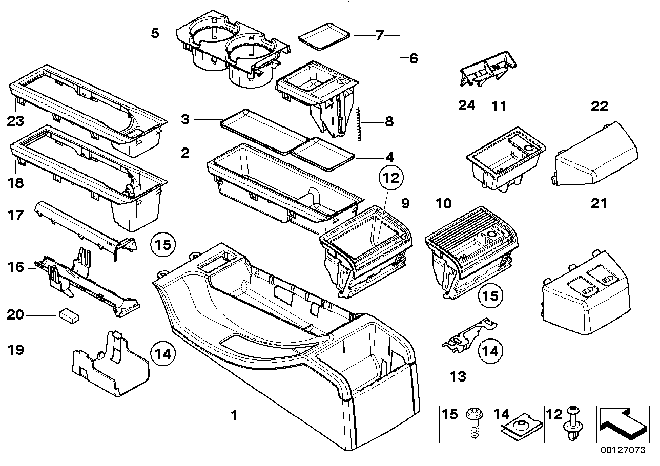 Genuine BMW 51167000469 E46 Upper Part Of Cable Guide SCHWARZ (Inc. 328Ci, 318d & 320i) | ML Performance UK UK Car Parts