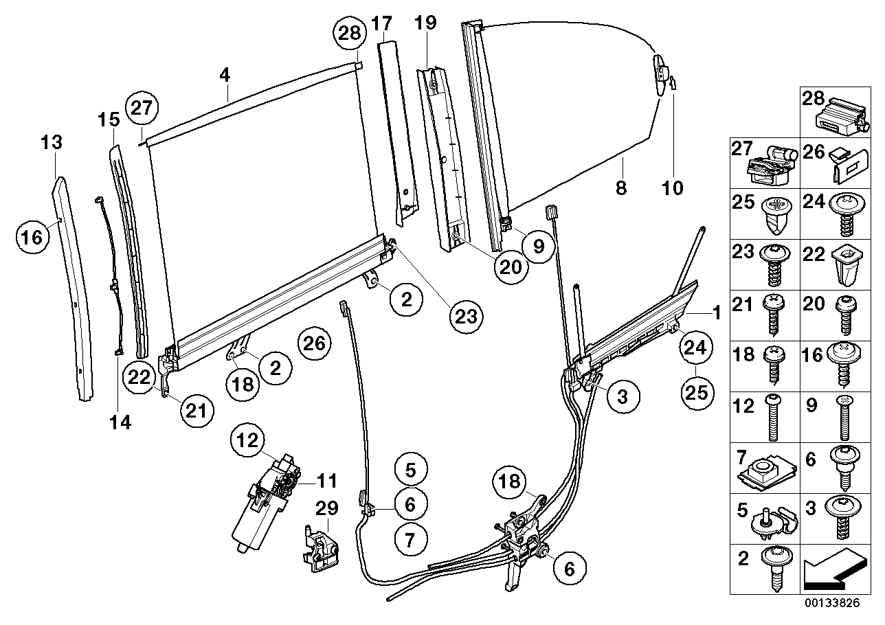 Genuine BMW 51167012898 E65 Brush Cable Unit, Right (Inc. 735i, 745d & 760i) | ML Performance UK UK Car Parts