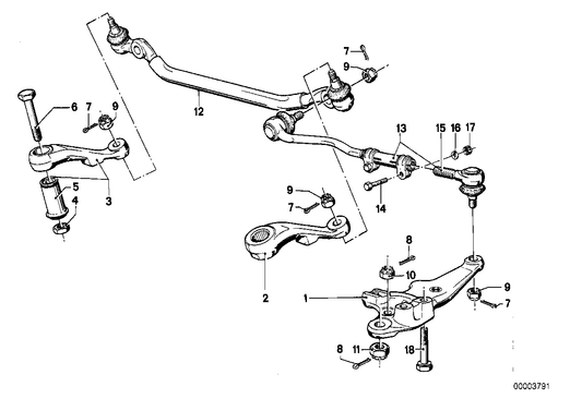 Genuine BMW 32211124045 E23 Hex Bolt (Inc. 730, 745i & 728iS) | ML Performance UK UK Car Parts