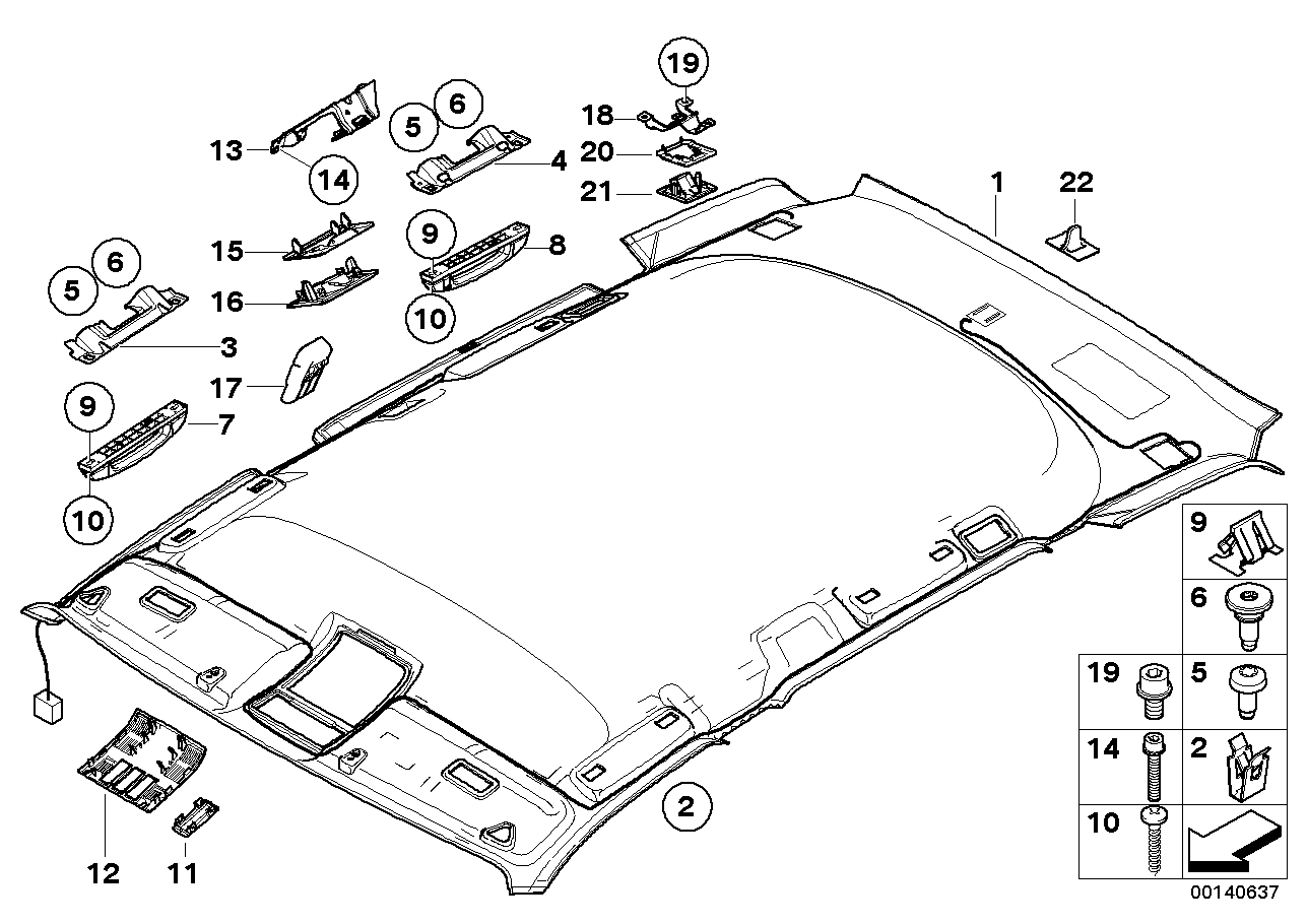 Genuine BMW 51163411888 E83 Grab Handle Bracket, Rear Right (Inc. X3) | ML Performance UK UK Car Parts