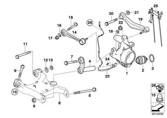 Genuine BMW 34526762736 E67 Cable Bracket, Right (Inc. 745LiS & 760LiS) | ML Performance UK UK Car Parts