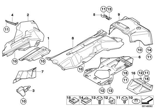 Genuine BMW 51487015672 E85 E86 Front Wall Heat Resistant Plate (Inc. Z4 2.5i, Z4 2.0i & Z4 2.2i) | ML Performance UK UK Car Parts