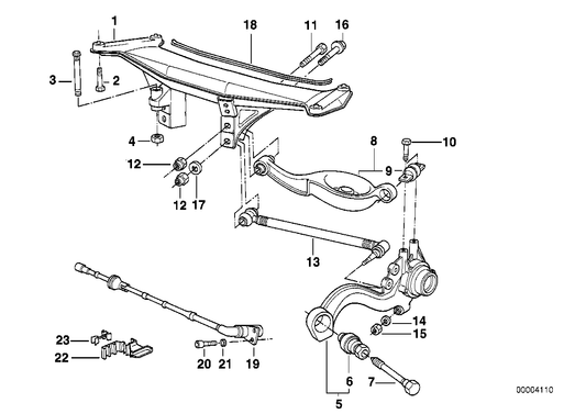 Genuine BMW 33321136202 Wishbone, Top (Inc. Z1) | ML Performance UK UK Car Parts