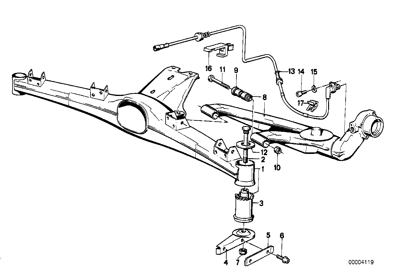 Genuine BMW 33321137577 E30 Trailing Arm, Left D=91mm (Inc. 318i, 324d & 316i) | ML Performance UK UK Car Parts