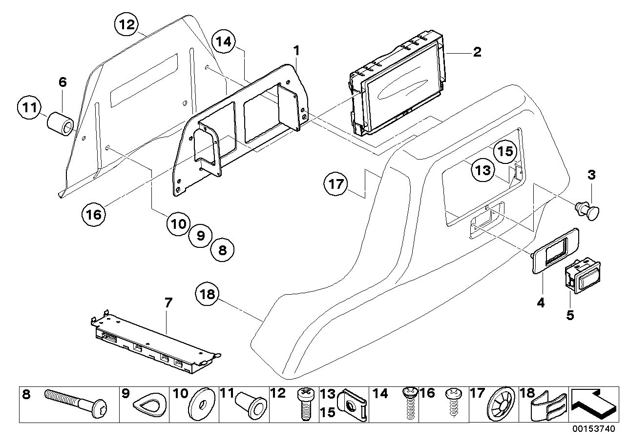 Genuine BMW 46512331720 E66 Riveted Nut M6 (Inc. 745i, 740d & 740i) | ML Performance UK UK Car Parts