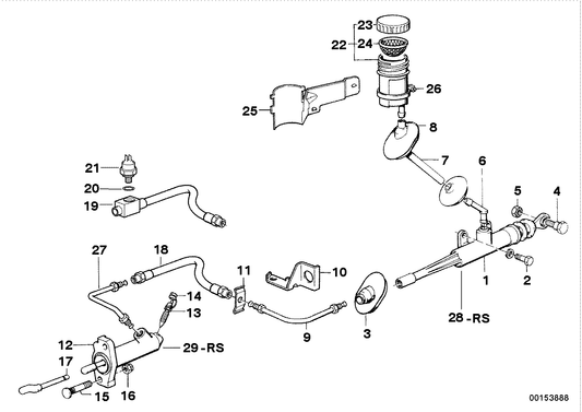 Genuine BMW 21522227238 E34 Pipe (Inc. M5) | ML Performance UK UK Car Parts