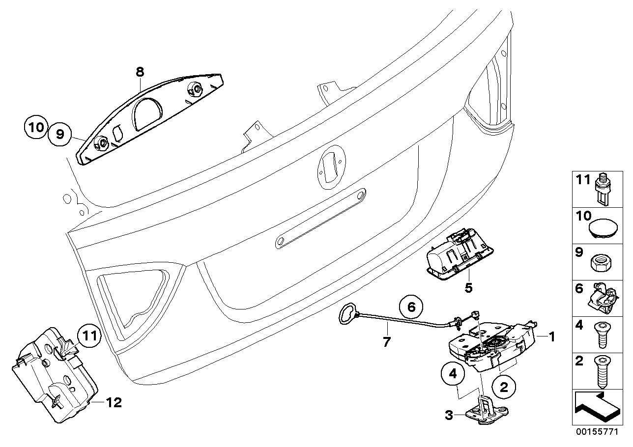 Genuine BMW 51497164896 E91 Cover GRAU (Inc. 335d, 316d & 320i) | ML Performance UK UK Car Parts