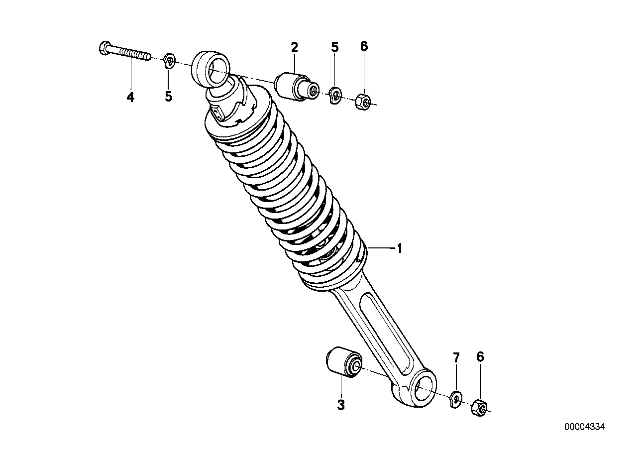 Genuine BMW 33531457886 Rubber Bushing, Upper (Inc. R 100 GS) | ML Performance UK UK Car Parts