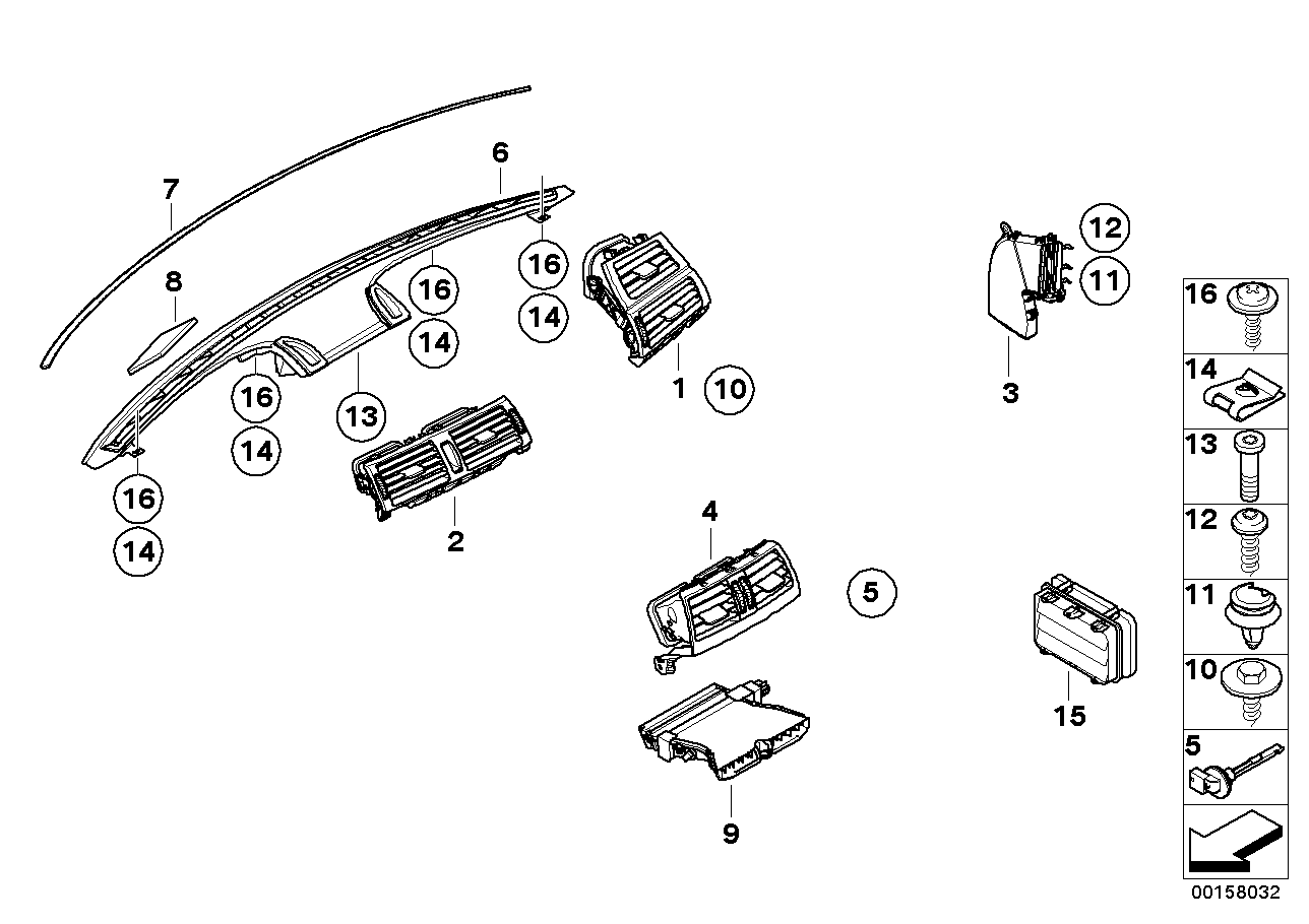 Genuine BMW 64229279302 F15 E70 Air Duct, Windshield (Inc. X5 28iX & X6) | ML Performance UK UK Car Parts