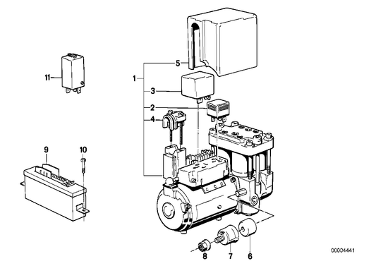 Genuine BMW 34521090419 E32 E31 Control Unit Abs/Asc+T (Inc. 740iL, 740i & 840i) | ML Performance UK UK Car Parts