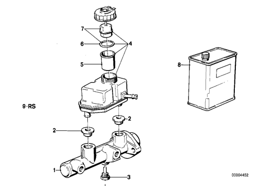 Genuine BMW 34312202461 Classic Input Cylinder 0,625" GIRLING (Inc. E30 M3 Gr.A/DTM & E36 318iS Class 2) | ML Performance UK Car Parts
