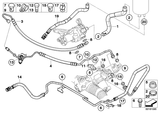 Genuine BMW 32416777408 E60 Expansion Hose Section 2 (Inc. 535i) | ML Performance UK UK Car Parts
