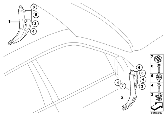 Genuine BMW 51436967164 E71 E70 Cover, Bottom Right BEIGE (Inc. X6 50iX & X5) | ML Performance UK UK Car Parts
