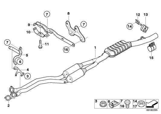 Genuine BMW 18207562125 E60 E64 Bracket (Inc. 530xi, 740i & X6 35iX) | ML Performance UK UK Car Parts