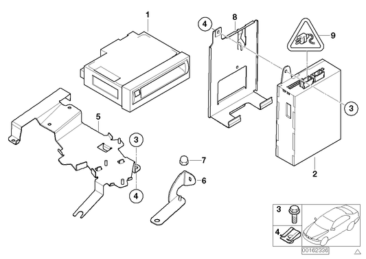 Genuine BMW 65909176686 E46 E83 Exch. Navigation Computer (Inc. 328Ci, 320d & X5 4.8is) | ML Performance UK UK Car Parts