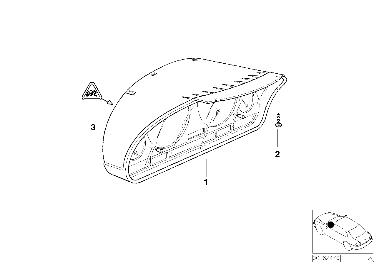 Genuine BMW 62108036650 E46 Instruments Combination Uncoded MPH (Inc. 330Ci) | ML Performance UK UK Car Parts