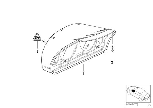 Genuine BMW 62108036650 E46 Instruments Combination Uncoded MPH (Inc. 330Ci) | ML Performance UK UK Car Parts