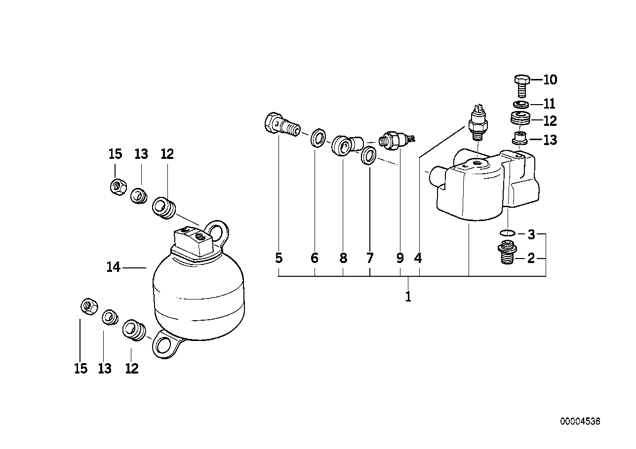 Genuine BMW 34331156795 E31 E32 E34 Reducer (Inc. 740i, 730i & 850CSi) | ML Performance UK UK Car Parts