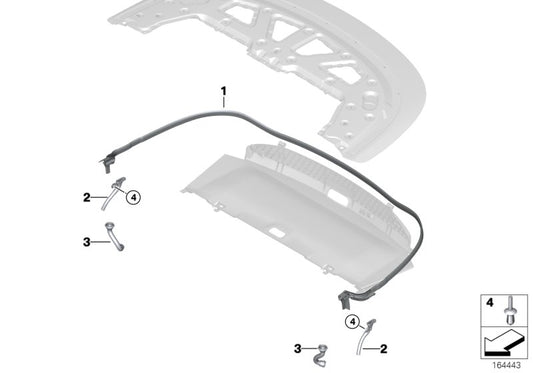 Genuine BMW 54347166890 E88 Water Outlet Hose Right (Inc. 118i, 128i & 120i) | ML Performance UK UK Car Parts