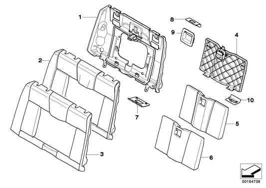 Genuine BMW 52209174498 E88 Covering Right (Inc. 118d, 120d & 120i) | ML Performance UK UK Car Parts