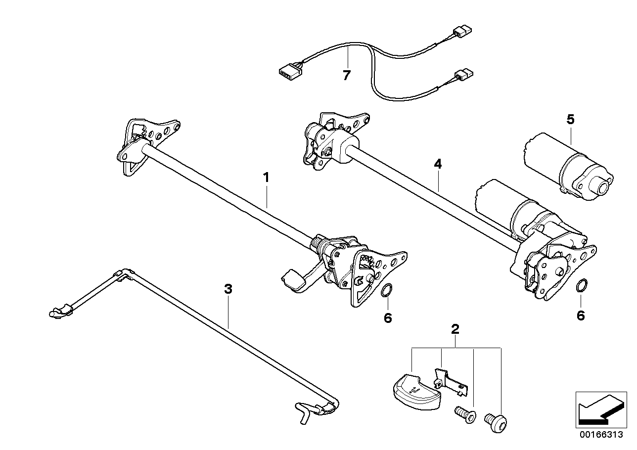 Genuine BMW 52108240051 E46 E53 E83 Left Seat Angle Adjustment (Inc. M3 & X3) | ML Performance UK UK Car Parts