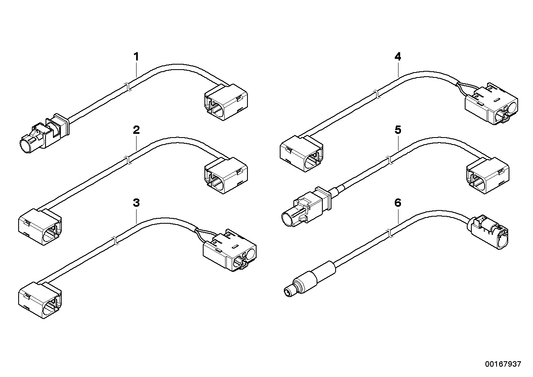 Genuine BMW 61119185732 E72 E70 Hsd Wire L= 360 mm (Inc. X5 3.0si & X6) | ML Performance UK UK Car Parts