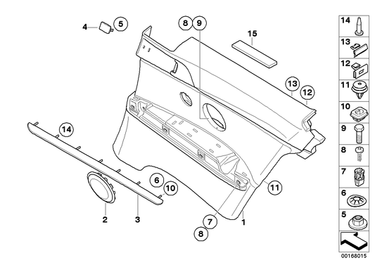 Genuine BMW 51439165895 E92 Lateral Trim Panel Leather Rear Left JADEGRAU (Inc. 335d, 318i & 335is) | ML Performance UK UK Car Parts