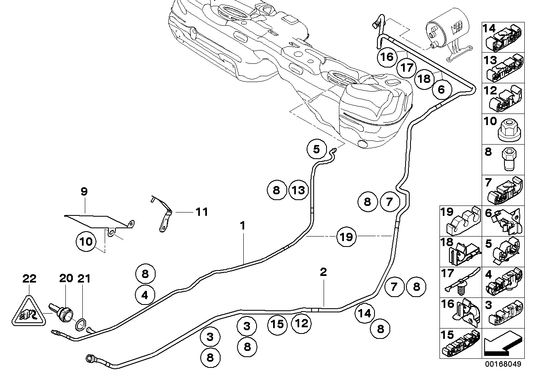 Genuine BMW 16137173850 E82 E88 Scavenge Air Line (Inc. 128i & 135i) | ML Performance UK UK Car Parts