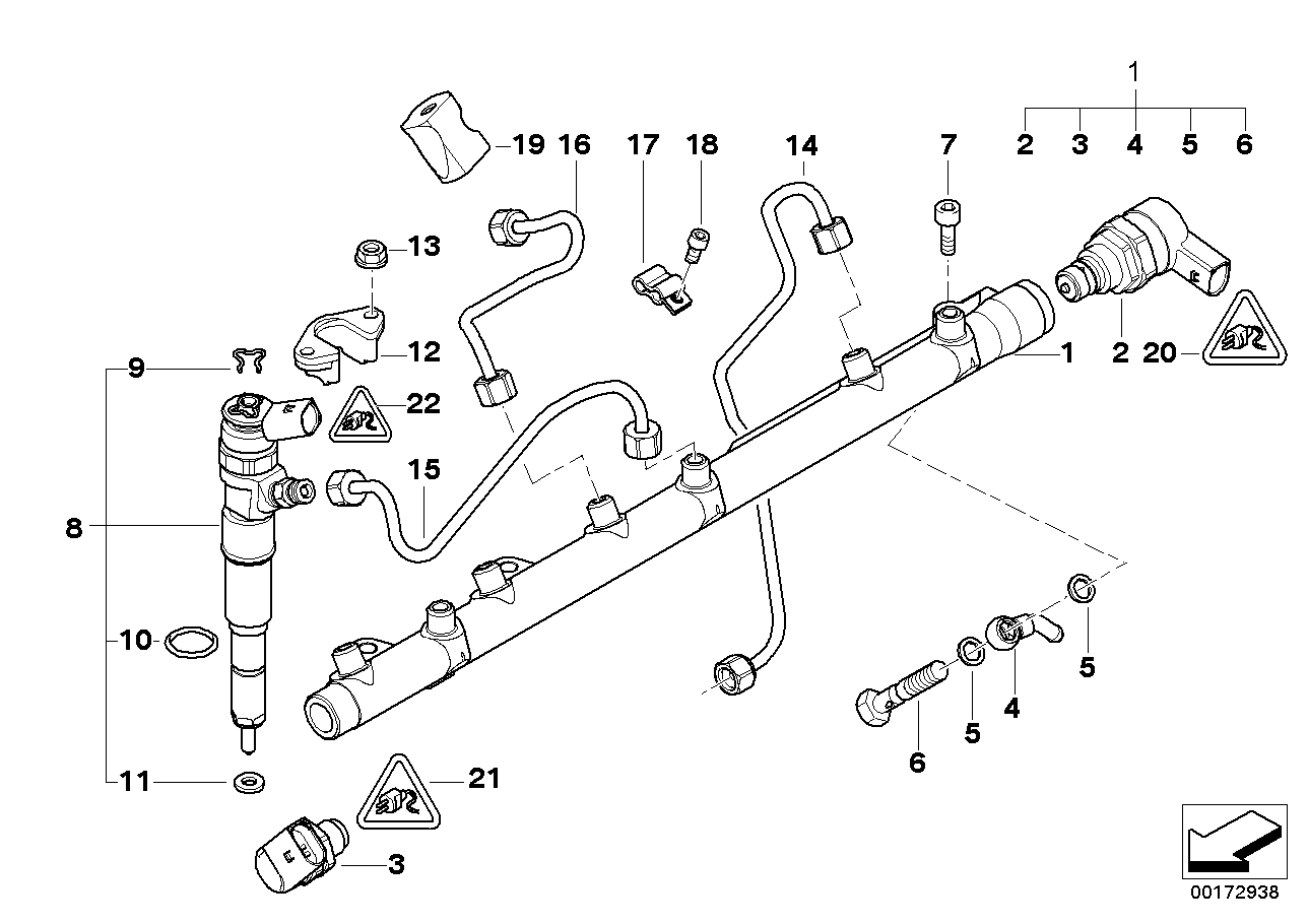 Genuine BMW 13537805736 E93 E46 E91 Connector (Inc. X3 3.0d, 330xd & 525xd) | ML Performance UK UK Car Parts