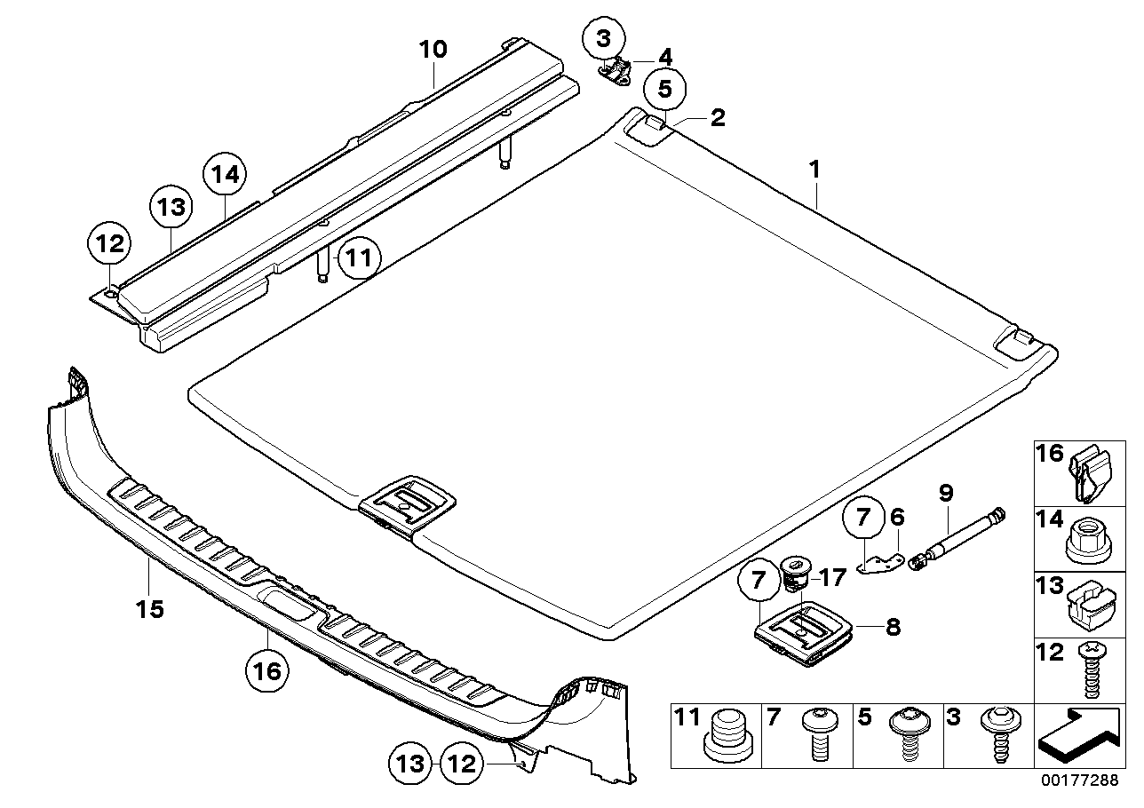 Genuine BMW 51479135296 E71 E72 Luggage Compartment Sill Trim SAVANNABEIGE (Inc. X6) | ML Performance UK UK Car Parts