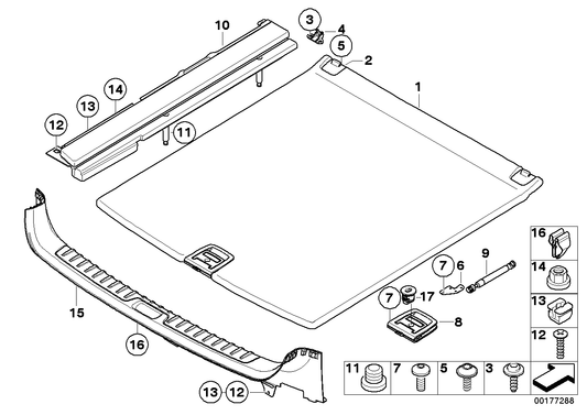 Genuine BMW 51479135296 E71 E72 Luggage Compartment Sill Trim SAVANNABEIGE (Inc. X6) | ML Performance UK UK Car Parts