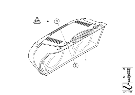 Genuine BMW 62116958594 E60 Instruments Combination Uncoded MPH (Inc. 525i, 545i & 530i) | ML Performance UK UK Car Parts