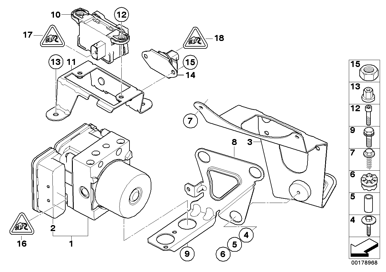 Genuine BMW 34502460436 E60 E63 E64 Exchange Hydraulic Unit Dsc (Inc. M5 & M6) | ML Performance UK UK Car Parts