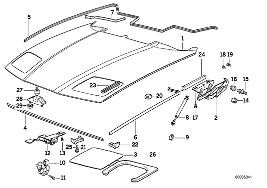 Genuine BMW 51231970582 E31 Catch Bracket Right (Inc. 850CSi, 840i & 840Ci) | ML Performance UK UK Car Parts