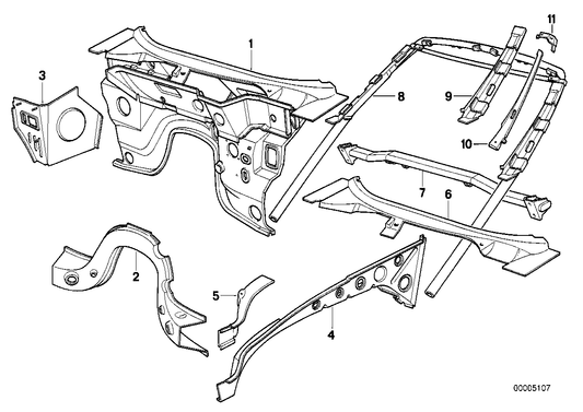 Genuine BMW 41142291811 Covering Plate Left (Inc. Z1) | ML Performance UK UK Car Parts