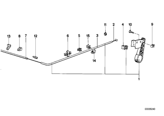 Genuine BMW 63121368529 E28 Holder (Inc. 525e, 518i & 533i) | ML Performance UK Car Parts