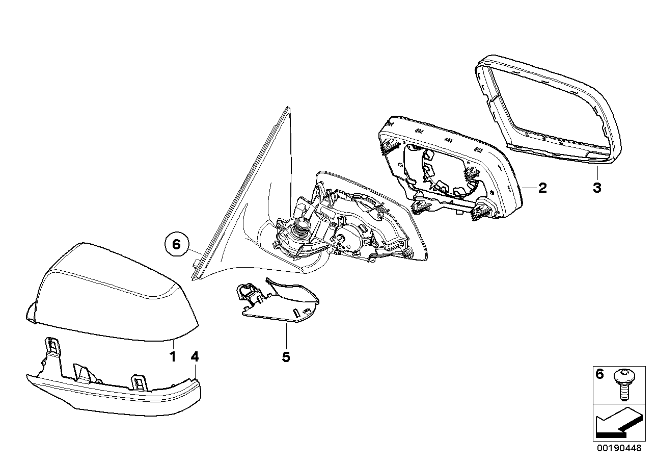 Genuine BMW 51167266032 E64 Supporting Ring Right SHADOW-LINE (Inc. 520d, 650i & 740d) | ML Performance UK UK Car Parts