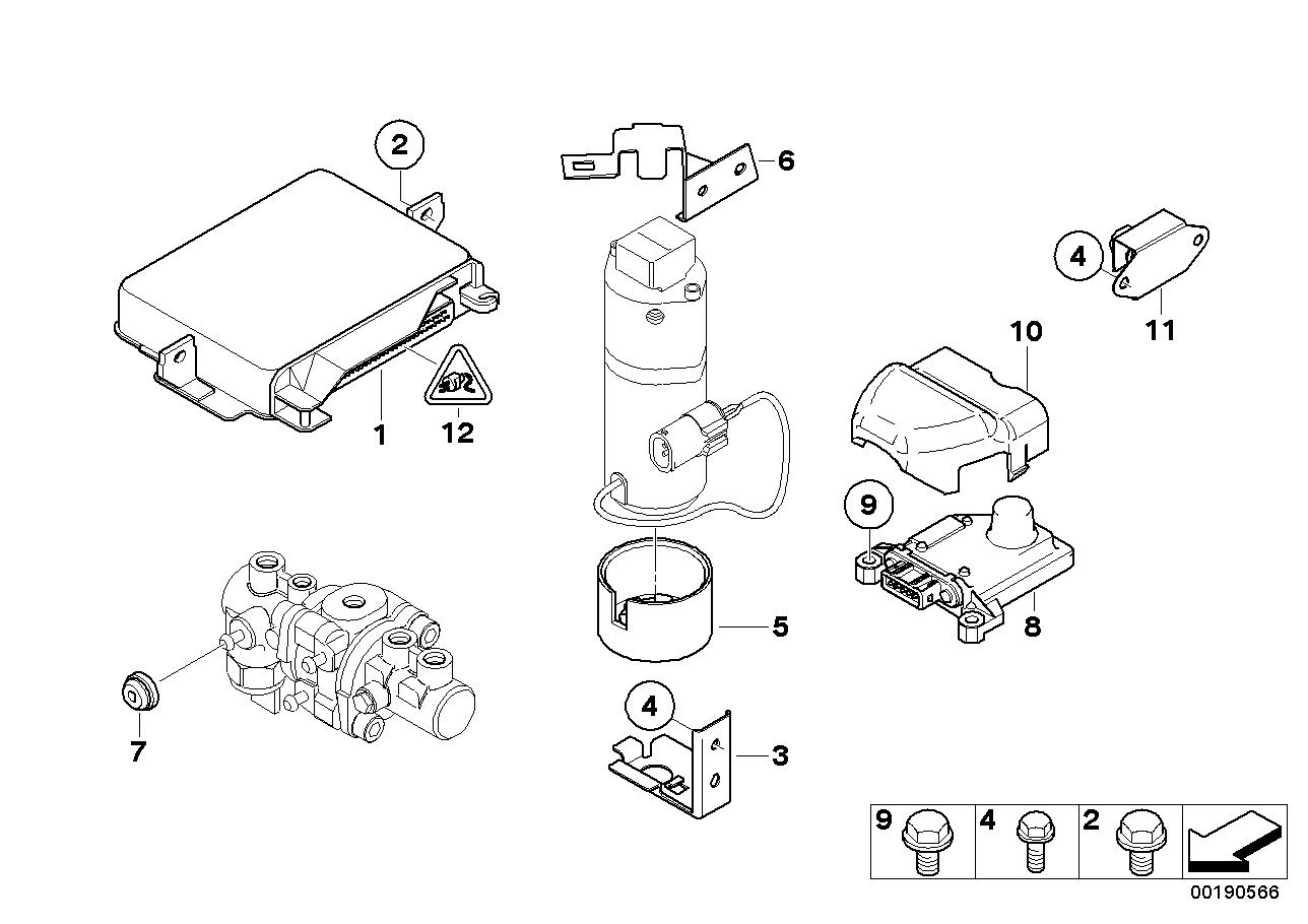 Genuine BMW 34526750114 E38 Basic Control Unit Dsc (Inc. 750i & 750iL) | ML Performance UK UK Car Parts