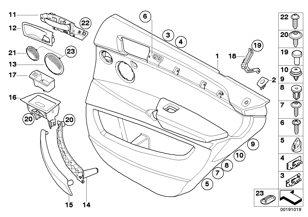 Genuine BMW 51429133747 E70 Door Lining Leather Rear Left TABAK (Inc. X5) | ML Performance UK UK Car Parts