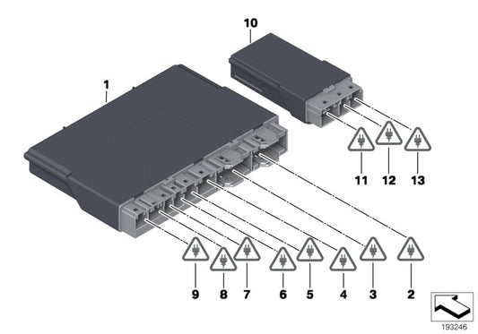 Genuine BMW 61359459675 Seat Module (Inc. 520d, 530d 155kW & 640dX) | ML Performance UK UK Car Parts