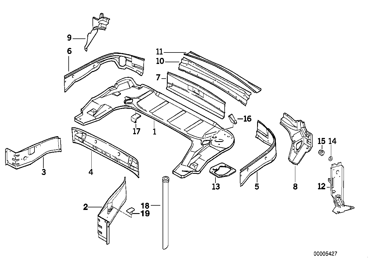 Genuine BMW 41138185169 E36 Bracket Cd-Changer (Inc. 328i, 320i & 325i) | ML Performance UK UK Car Parts