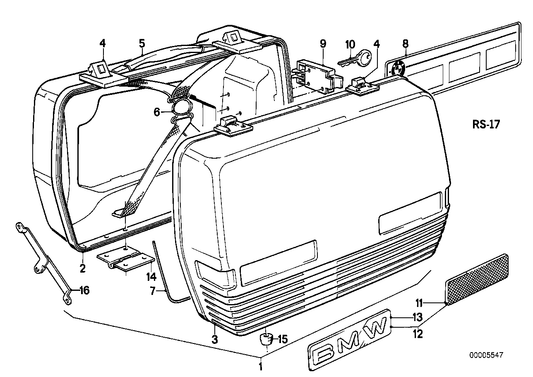 Genuine BMW 46542300007 Case Catch (Inc. R45/N, R75/5 & R 75) | ML Performance UK UK Car Parts