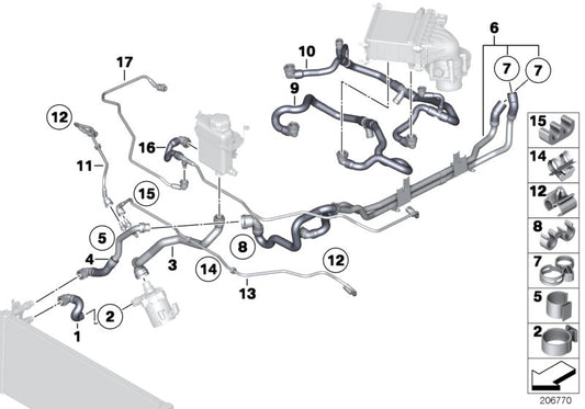 Genuine BMW 22116779253 Clip (Inc. 760i & X5) | ML Performance UK UK Car Parts