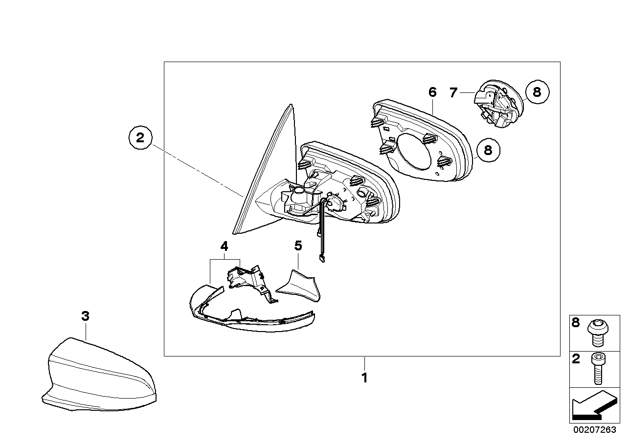 Genuine BMW 51167233054 E70 E71 Cover, Detent Mechanism, Right (Inc. X5 M & X6 M) | ML Performance UK UK Car Parts