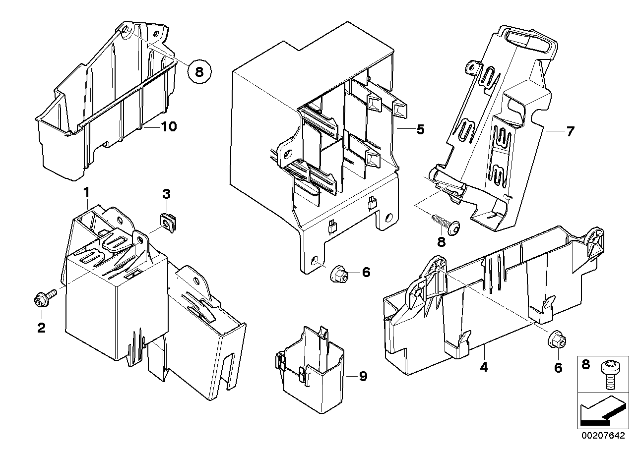 Genuine BMW 61359148513 E71 E72 E70 Control Unit Support (Inc. X5 & X6 30dX) | ML Performance UK UK Car Parts