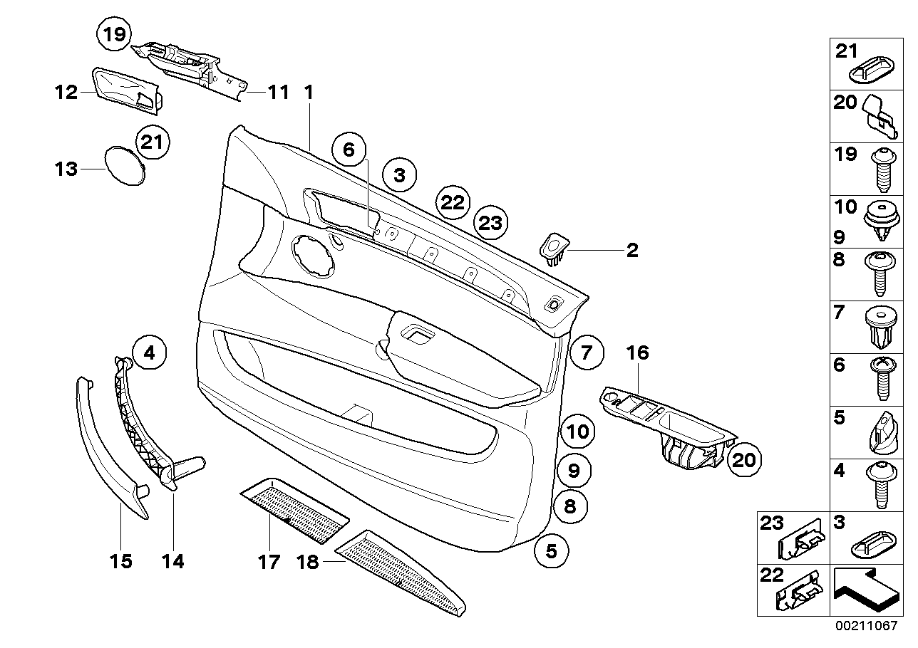 Genuine BMW 51419147674 E71 E72 TriCover, Pull Strap, Right SCHWARZ (Inc. Hybrid X6 & X6) | ML Performance UK UK Car Parts