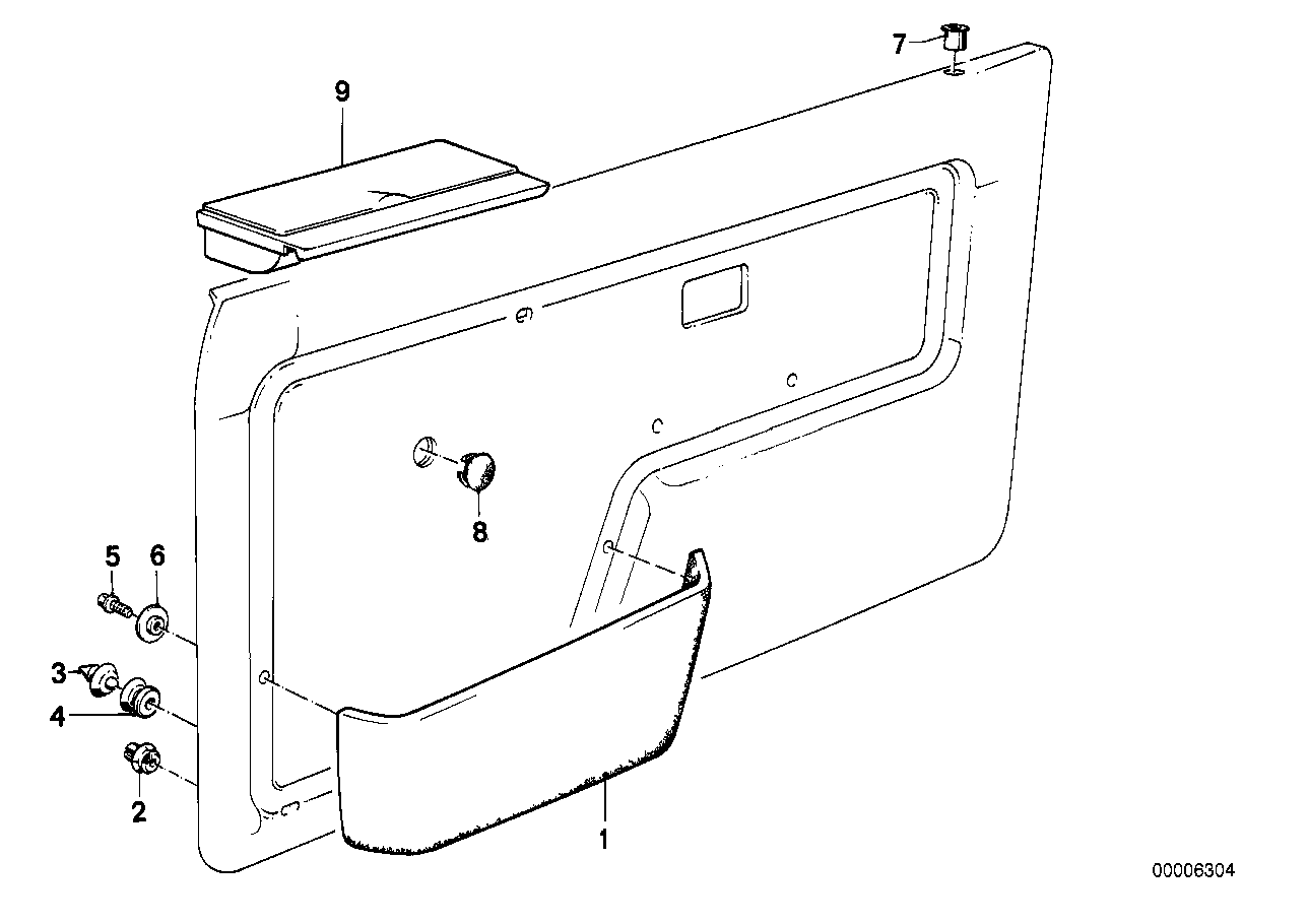 Genuine BMW 51418110034 E34 E24 E30 Cointray SILBER (Inc. 320i, 520i & 325e) | ML Performance UK Car Parts