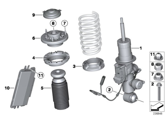 Genuine BMW 33506859919 Guide Support (Inc. 640iX, 650iX 4.4 & 640i) | ML Performance UK UK Car Parts