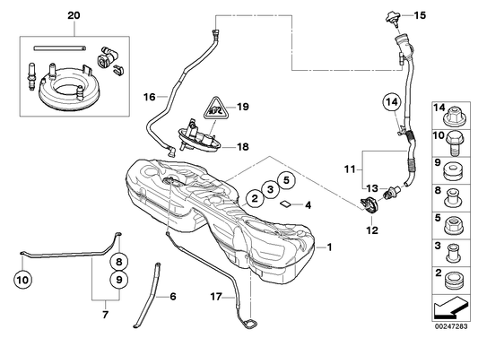 Genuine BMW 16117194205 E90 Filler Pipe (Inc. 328i & 328xi) | ML Performance UK UK Car Parts